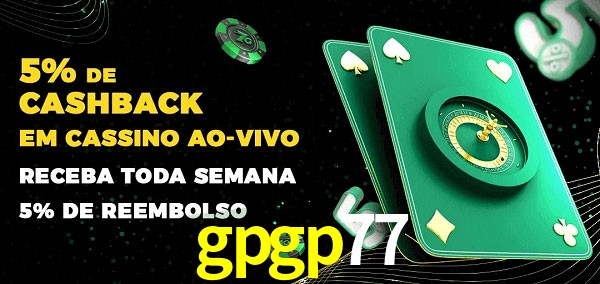 Promoções do cassino ao Vivo gpgp77